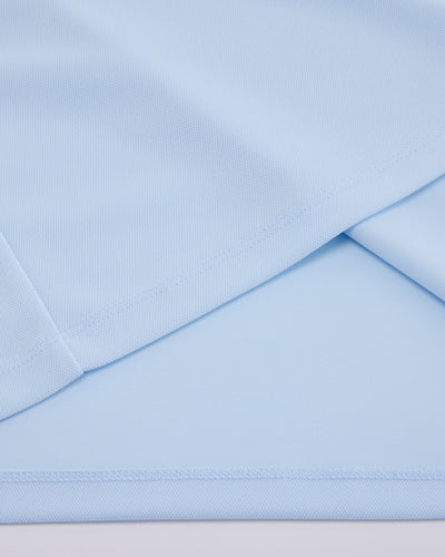 Fair Liar loose fit polo t-shirt - Light Blue