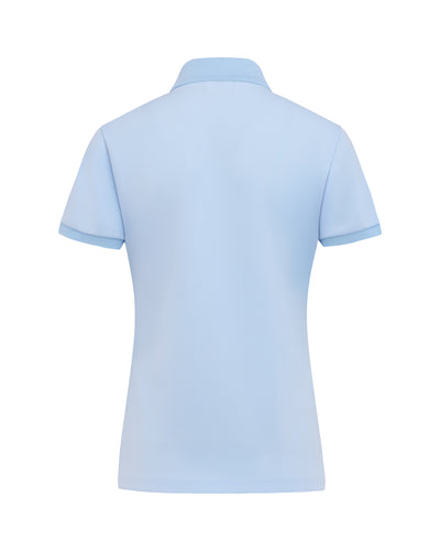 Fair Liar loose fit polo t-shirt - Light Blue