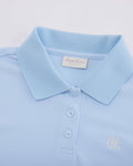 Fair Liar loose fit polo t-shirt - Light Blue