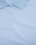 Fair Liar loose fit polo t-shirt - Light Blue