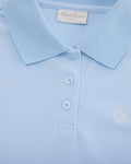 Fair Liar loose fit polo t-shirt - Light Blue