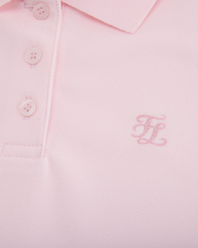 Fair Liar loose fit polo t-shirt - Pink