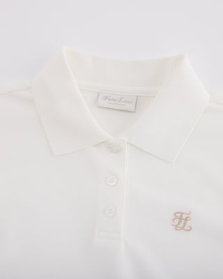 Fair Liar loose fit polo t-shirt - White