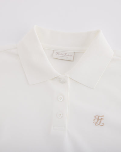 Fair Liar loose fit polo t-shirt - White