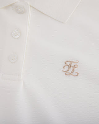 Fair Liar loose fit polo t-shirt - White