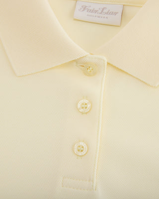 Fair Liar loose fit polo T Shirt (Yellow)