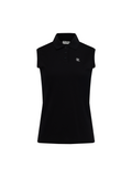 Fair Liar loose fit polo sleeveless t-shirt - Black