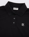 Fair Liar loose fit polo sleeveless t-shirt - Black