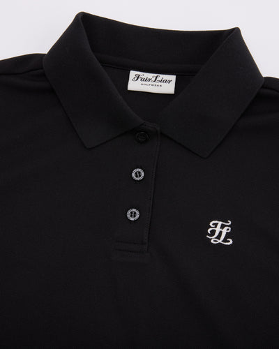 Fair Liar loose fit polo sleeveless t-shirt - Black
