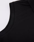 Fair Liar loose fit polo sleeveless t-shirt - Black