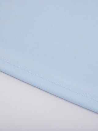 Fair Liar Loose Fit Polo Sleeveless T-shirt - Light Blue