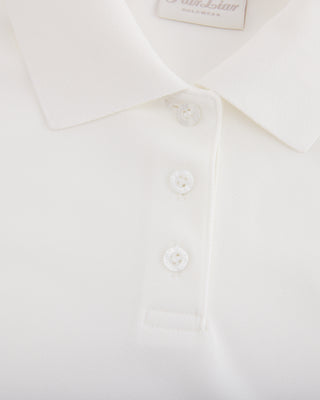 Fair Liar Loose Fit Polo Sleeveless T-shirt - White