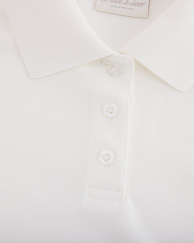 Fair Liar loose fit polo sleeveless t-shirt - White