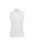 Fair Liar loose fit polo sleeveless t-shirt - White