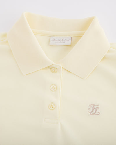 Fair Liar loose fit polo sleeveless t-shirt - Yellow