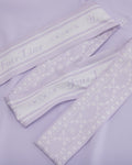 Fair Liar silk scarf set t-shirt - Lavender