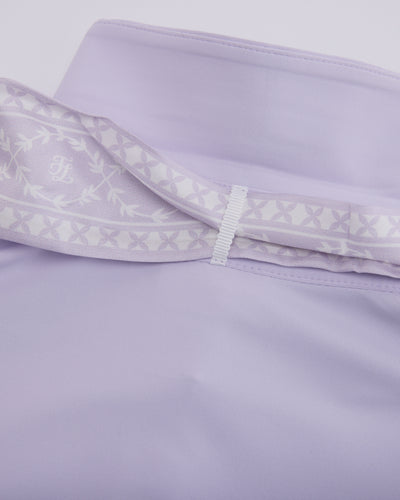 Fair Liar silk scarf set t-shirt - Lavender