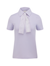 Fair Liar silk scarf set t-shirt - Lavender