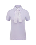 Fair Liar silk scarf set t-shirt - Lavender