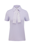 Fair Liar silk scarf set t-shirt - Lavender