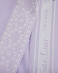 Fair Liar silk scarf set t-shirt - Lavender