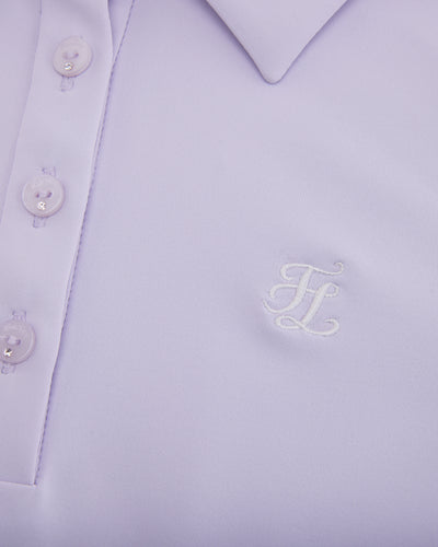 Fair Liar silk scarf set t-shirt - Lavender