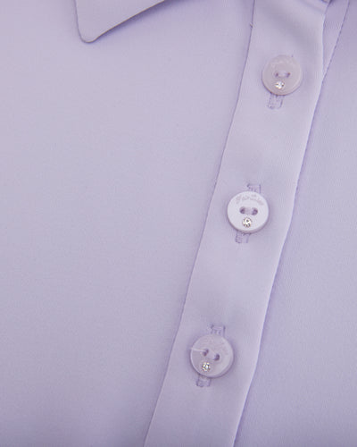 Fair Liar silk scarf set t-shirt - Lavender