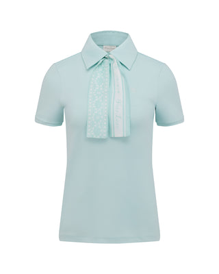 Fair Liar Silk Scarf Set T-shirt - Mint