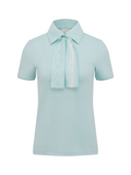 Fair Liar silk scarf set t-shirt - Mint