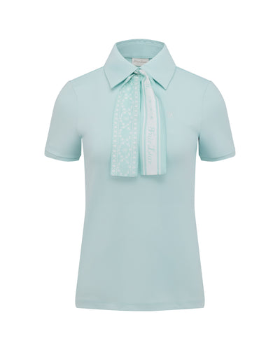 Fair Liar silk scarf set t-shirt - Mint