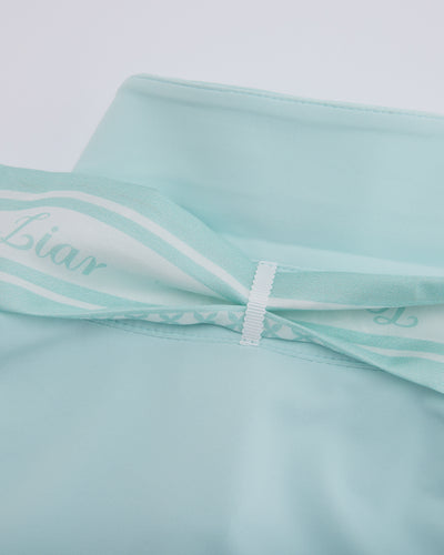 Fair Liar silk scarf set t-shirt - Mint
