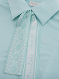 Fair Liar silk scarf set t-shirt - Mint