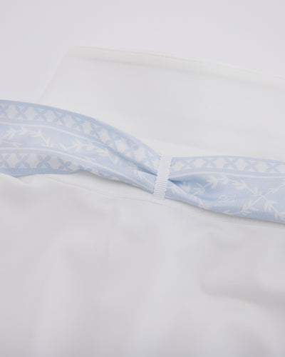 Fair Liar silk scarf set t-shirt - White