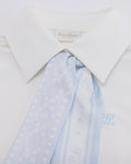 Fair Liar silk scarf set t-shirt - White