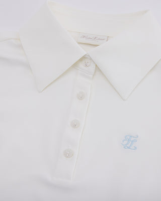 Fair Liar Silk Scarf Set T-shirt - White