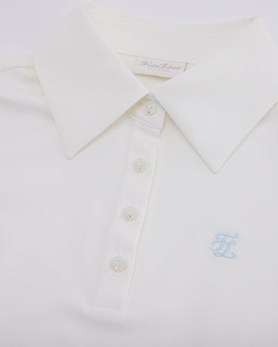 Fair Liar silk scarf set t-shirt - White