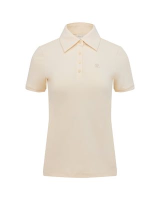 Fair Liar Silk Scarf Set T-shirt - Cream