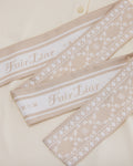 Fair Liar silk scarf set t-shirt - Cream