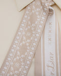 Fair Liar silk scarf set t-shirt - Cream
