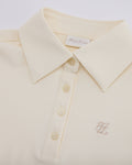 Fair Liar silk scarf set t-shirt - Cream