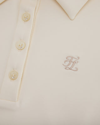 Fair Liar Silk Scarf Set T-shirt - Cream