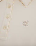 Fair Liar silk scarf set t-shirt - Cream