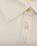 Fair Liar silk scarf set t-shirt - Cream