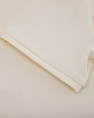 Fair Liar Silk Scarf Set T-shirt - Cream