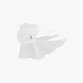 Frill Seersucker Two-Layer Mask (White)