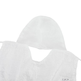 Frill Seersucker Two-Layer Mask (White)