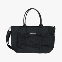 Ribbon String Boston Bag (Black)