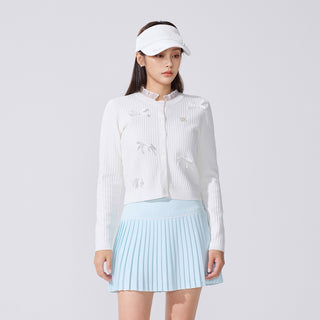Shushu Ribbon Cardigan (White)