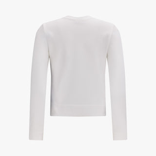 Lace Scallop Cardigan (White)