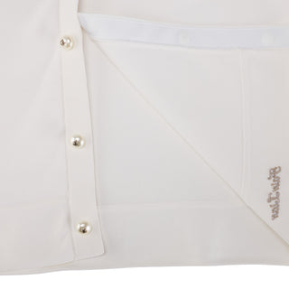 Lace Scallop Cardigan (White)